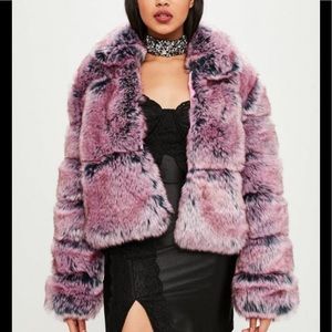 Misguided Gorgeous faux fur coat